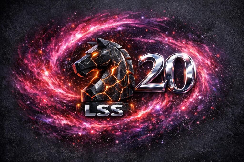 Image with the LSS Daily logo and the number 20, stylized. To celebrate LSS's 20 year anniversary. LSS just went into a new phase of their development by teaming up with One4All.